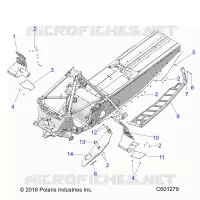 CHASSIS, PROTEZIONE FRIZIONE/FOOTRESTS/RUNNING BOARDS