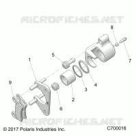 FRENO POSTERIORE CALIPER