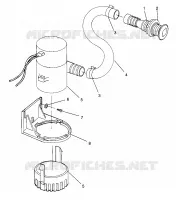POMPA DI SENTINA SLX 780 B964287 and Intl. SLX 780 I964287 (4937443744B013)