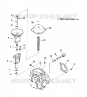 MOTORE, CARBURATORE, UPPER