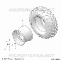RUOTAS, REAR TIRE