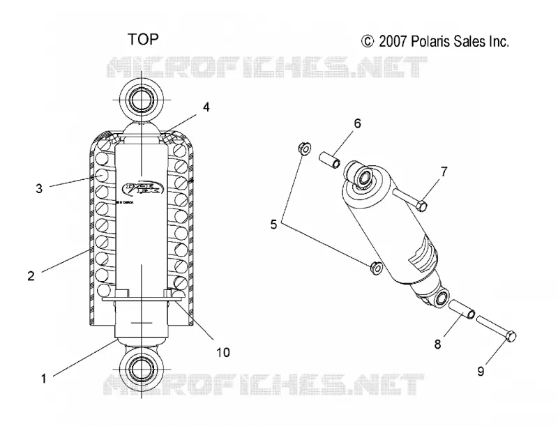 SHOCK ANTERIORE PISTA (7043328)