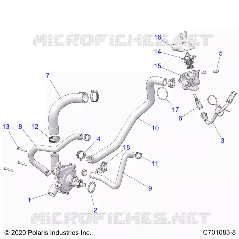 MOTORE, WATERPUMP AND BYPASS