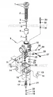 CARBURATORE 500 INDY 0982764(A)(B) AND EUROPEAN 500 INDY E982764A (4942104210C012)