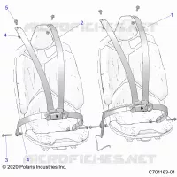 SEDE BELT MOUNTING 4 POINT