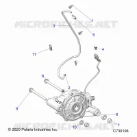 TRASMISSIONE, FRONT GEARCASE MOUNTING