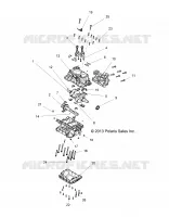 ENGINE, CRANKCASE AND ALBERO MOTORE