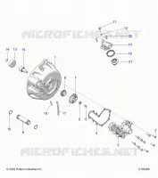 ENGINE, SISTEMA DI RAFFREDDAMENTO AND WATER PUMP