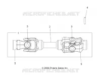 TRASMISSIONE, REAR PROP ALBERO