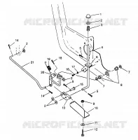 PEDALE   FRENO 6X6 400L NORWEGIAN N968740 (4935963596C001)