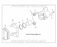 FRENO POSTERIORE CALIPER