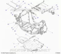 CHASSIS, MAIN FRAME AND SCIARED PLATES