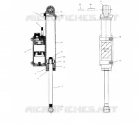 SHOCK AND RESERVOIR (REAR TRACK)(EDGE)