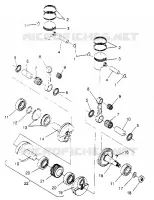 PISTONEEE   ALBERO MOTORE WIDETRAK GT 0952061 AND  EUROPEAN WIDETRAK GT E952061 (4928962896C010)