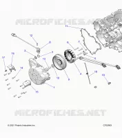 ENGINE, STATOR AND FLYRUOTA