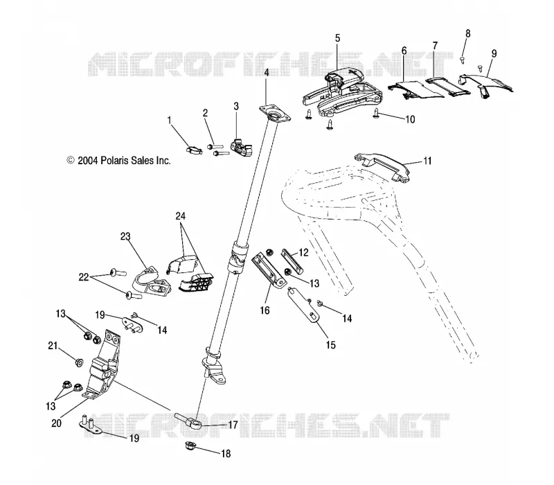 ADJUSTABLE STERZO POST