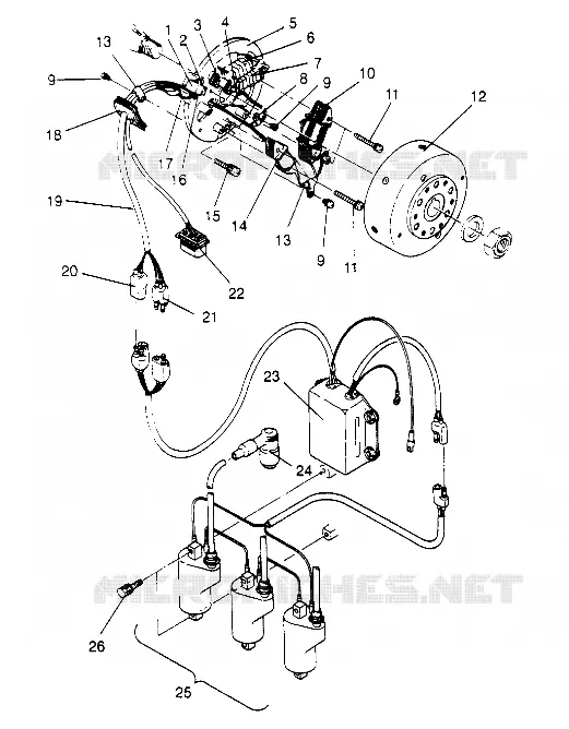 MAGNETO ASSEMBLY RXL TOURING 0950869 (4928982898D002)