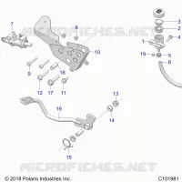 BRAKES, BRAKE PEDAL AND CILINDRO PRINCIPALE