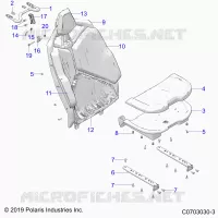SEDE ASM., REAR, STANDARD