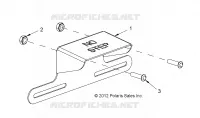 TARGA SUPPORTO WITH LIGHT, REAR UTILITY