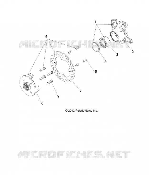 SOSPENSIONI ANTERIORI HUBS, DISKS and KNUCKLES