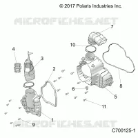ENGINE, ALTERNATORE  COVER HVAC