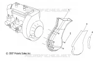 MOTORE, VENTILATORE HOUSING, FAN DUCT