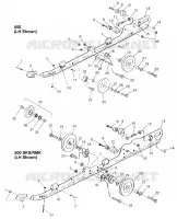 Guida di montaggio (SUSPENSION) 500 0972764,  EUROPEAN 500 E972764, 500 SKS 0972 (4938393839C002)