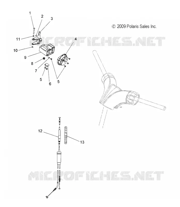 MOTORE, ACCELERATORE CONTROL ASM.