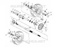 TRAZIONE POSTERIORE MONTAGGIO Sport 400L W948540 (4927232723C001)