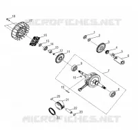 ENGINE, ALBERO MOTORE AND PISTON