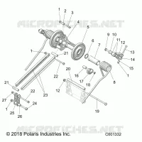 SUSPENSION, POSTERIORE COPPIA ARM