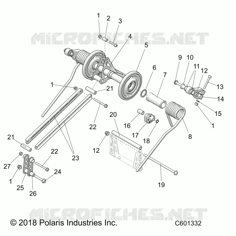 SUSPENSION, POSTERIORE COPPIA ARM