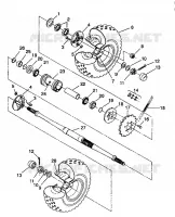 TRAZIONE POSTERIORE MONTAGGIO 6X6 350L W938739 (4924062406036A)
