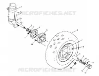 RUOTA ANTERIORE MONTAGGIO Trail Boss W948527 (4926822682B001)