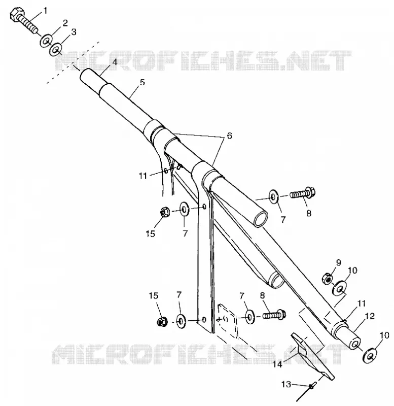 ANTERIORE COPPIA ARM 500 EFI 0973774 (4938423842B011)