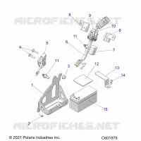 ELETTRICO, BATTERY, MANUAL START POWER UP COMPONENTS