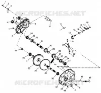 SCATOLA DEGLI INGRANAGGI Sport 400L W97BA38C and Trail Blazer W97BA25C (4940124012C009)