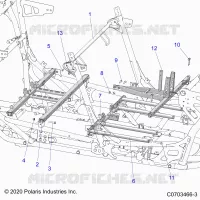 CHASSIS, SEAT AND CENTER CONSOLE MONTAGGIO