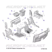 PAVIMENTO ANTERIORE- R19RSU99A9/AD/B9/BD (C700144)