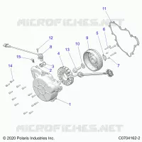 ENGINE, STATOR AND FLYRUOTA