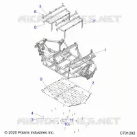 CHASSIS, MAIN FRAME AND SCIARED PLATES