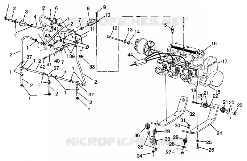 MONTAGGIO DEL MOTORE Storm 0975782, Storm S.E. H975782, European Storm S.E. E975 (4937823782C008)