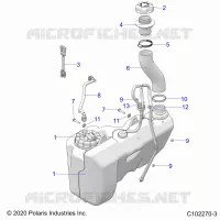 SISTEMA DI ALIMENTAZIONE CARBURANTE, FUEL TANK