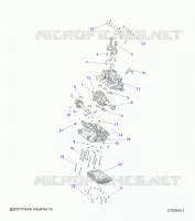 ENGINE, CRANKCASE AND ALBERO MOTORE