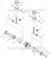 PISTONEEE   ALBERO MOTORE LITE TOURING 0983133 AND EUROPEAN LITE TOURNG E983133 (4941934193C005)