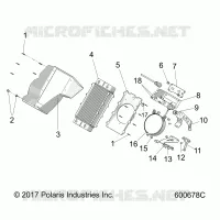 ENGINE, SISTEMA DI RAFFREDDAMENTO, RADIATOR/SHROUD