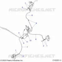 LINEE FRENO, FRONT