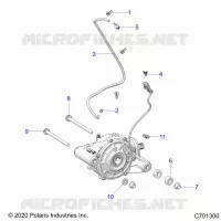 TRASMISSIONE, FRONT GEARCASE MOUNTING