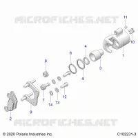 BRAKES, BRAKE PINZA FRENO POSTERIORE